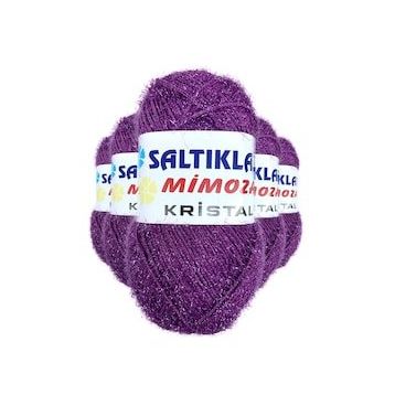 Saltıklar 86 5 Adet Mimoza Kristal Işıltılı Şal Patik Yelek İpi