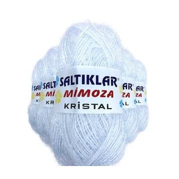 Saltıklar Optik 5 Adet Mimoza Kristal Işıltılı Şal Patik Yelek İpi