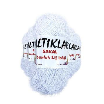 Saltıklar Optik Beyaz 5 Adet Sakal Sabunluk Lif İpliği