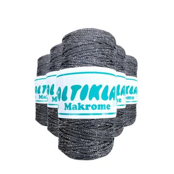 Saltıklar S-420 5 Adet Polyester Simli Makrome İpi