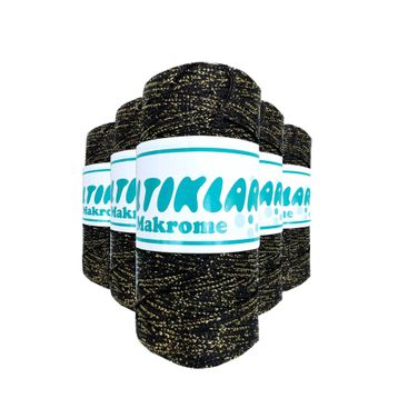 Saltıklar S-S-60 5 Adet Polyester Simli Makrome İpi