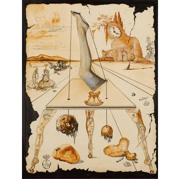Salvador Dali Kanvas Tablo