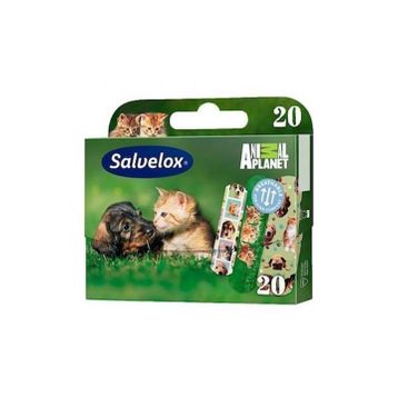 Salvelox Animal Planet 20'li Suya Dayanıklı Çocuk Yara Bandı