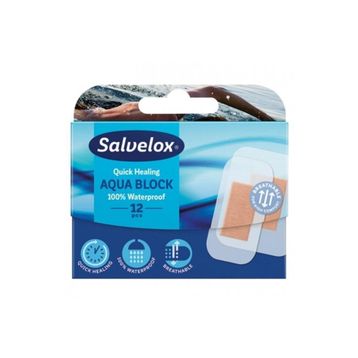 Salvelox Aqua Block 12'li Suya Dayanıklı Yara Bandı