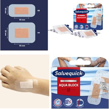 Salvelox Aqua Block 12'li Suya Dayanıklı Yara Bandı