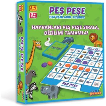 Samatlı Peş Peşe Hayvanların Peşinde Oyun Seti