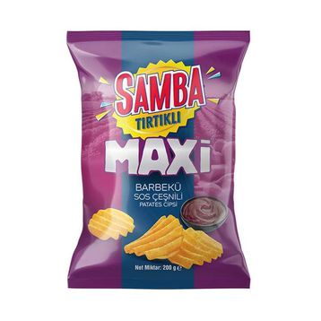 Samba 200 gr Tırtıklı Barbekülü Patates Cipsi