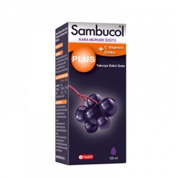 Sambucol Plus Kara Mürver 120 ml Sıvı