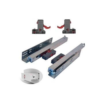 Samet Push Open 50 cm Tam Açılım Ray