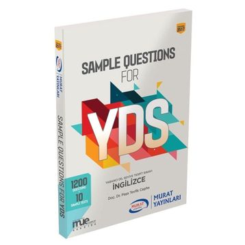 Sample Questions for YDS Murat Yayınları - Paşa Tevfik Cephe