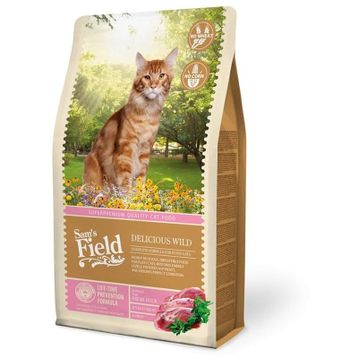 Sam's Field Delicious Wild Ördekli 7.5 kg Seçici Kediler İçin Tahılsız Kedi Maması