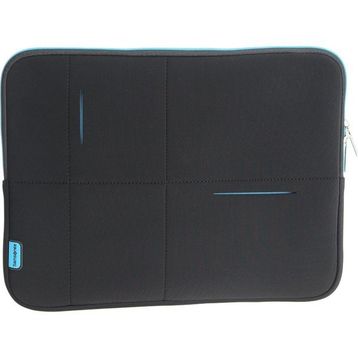 Samsonite U37-09-003 Airglow Sleeve Siyah - Mavi 15.6 inç Laptop Kılıfı