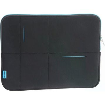 Samsonite U37-09-003 Airglow Sleeve Siyah - Mavi 15.6 inç Laptop Kılıfı