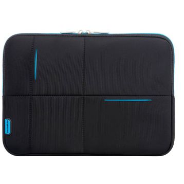 Samsonite U37-09-005 Airglow Sleeve Siyah - Mavi 13.3 inç Laptop Kılıfı