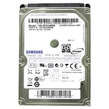 Samsung 320GB HN-M320MBB Sabit Disk