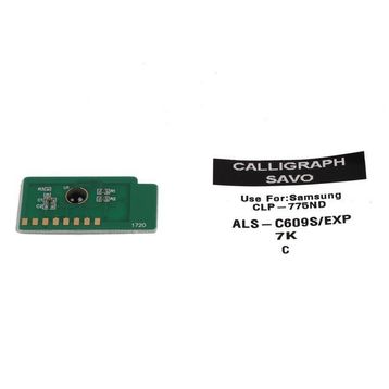 Samsung 609CS CLP 775ND-770N 7000 SayfaMavi Toner Chip