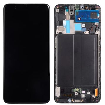 Samsung A70 SM-705 Tam Boyut Çıtalı Oled Lcd Dokunmatik Cep Telefonu Ekranı