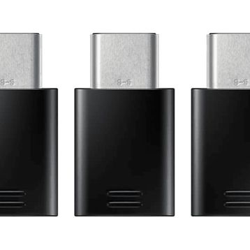 Samsung EE-GN930K Type-C to Micro USB 3'lü Siyah Adaptör