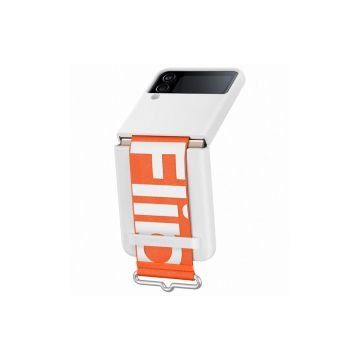 Samsung Ef-Gf721Twegww Galaxy Z Flip 4 Kordonlu Silikon Beyaz Kılıf
