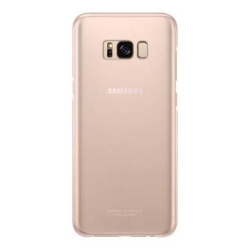 Samsung EF-QG955CPEGWW Samsung Galaxy S8+ Şeffaf Koruyucu Pembe Kılıf