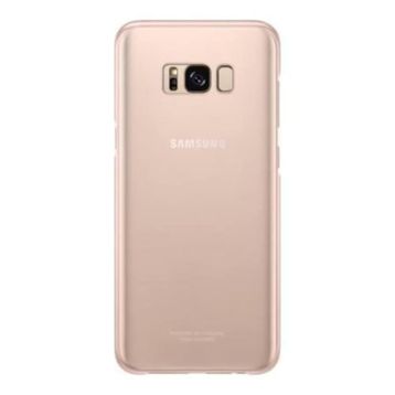 Samsung EF-QG955CPEGWW Samsung Galaxy S8+ Şeffaf Koruyucu Pembe Kılıf