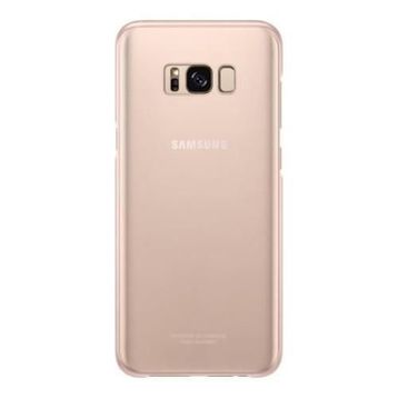 Samsung EF-QG955CPEGWW Samsung Galaxy S8+ Şeffaf Koruyucu Pembe Kılıf