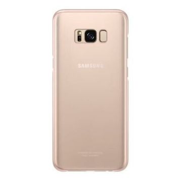 Samsung EF-QG955CPEGWW Samsung Galaxy S8+ Şeffaf Koruyucu Pembe Kılıf