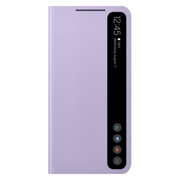 Samsung EF-ZG990CVEGTR S21 FE Ayaklı Şeffaf Kapaklı Kılıf