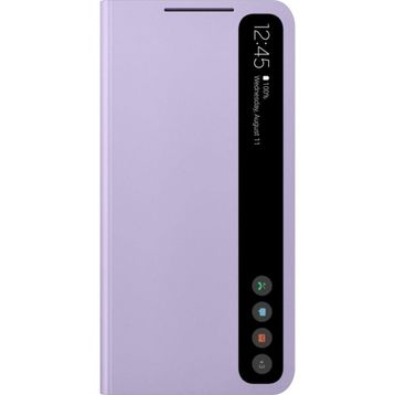 Samsung EF-ZG990CVEGTR S21 FE Ayaklı Şeffaf Kapaklı Kılıf