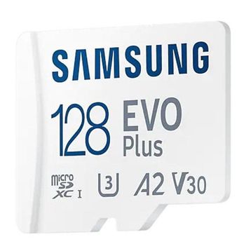 Samsung Evo Plus MB-MC128KA Class 10 UHS-I U3 A2 V30 128 GB Micro SD Kart