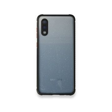 Samsung Galaxy A02 Miami Şeffaf Silikon Siyah Kılıf