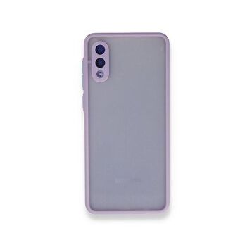 Samsung Galaxy A02 Montreal Silikon Kapak Mor Kılıf