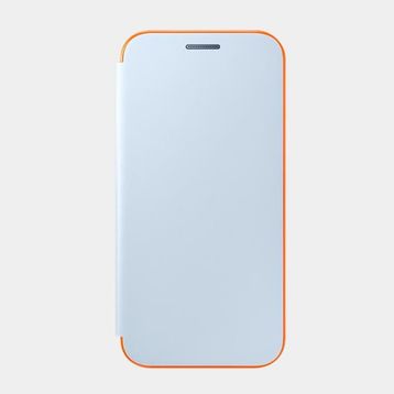 Samsung Galaxy A3 2017 Neon Mavi Kapaklı Kılıf