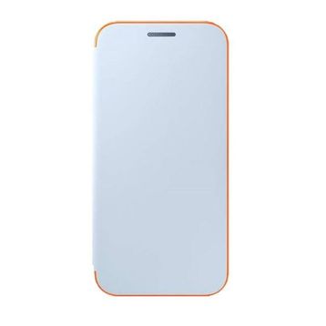 Samsung Galaxy A3 2017 Neon Mavi Kapaklı Kılıf