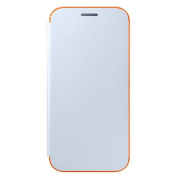 Samsung Galaxy A3 2017 Neon Mavi Kapaklı Kılıf