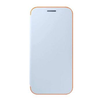 Samsung Galaxy A3 2017 Neon Mavi Kapaklı Kılıf