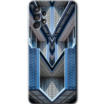 Samsung Galaxy A32 4G HD Desen Baskılı Arka Kapak - Retro Building Kılıf