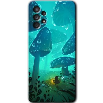 Samsung Galaxy A32 4G HD Desen Baskılı Arka Kapak - Silhoutte Dropss Kılıf