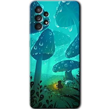 Samsung Galaxy A32 4G HD Desen Baskılı Arka Kapak - Silhoutte Dropss Kılıf