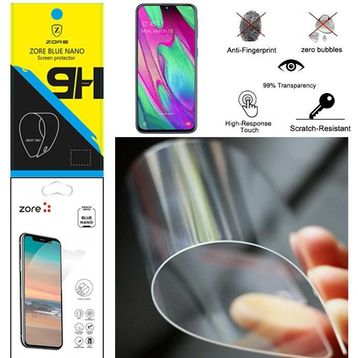 Samsung Galaxy A40 Temperli Ekran Koruyucu Uyumlu Kırılmaz Cam