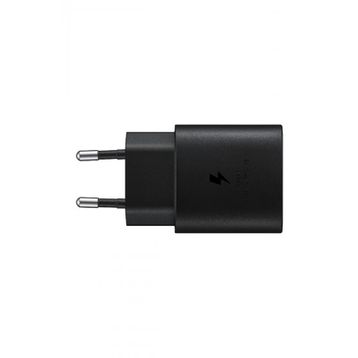 Samsung Galaxy A52 25w Siyah Type-C Fast Şarj Adaptörü