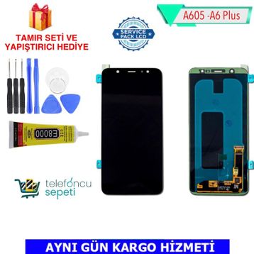 Samsung Galaxy A6 Plus A605 Uyumlu Lcd Ekran