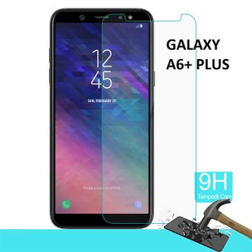 Samsung Galaxy A6 Plus Temperli Ekran Koruyucu Uyumlu Kırılmaz Cam