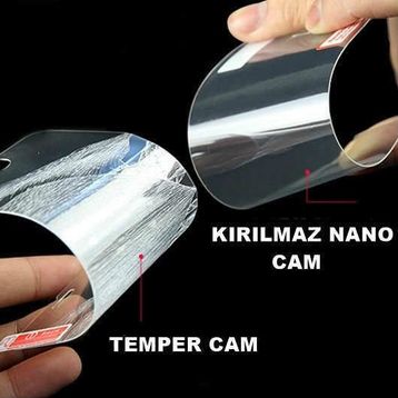 Samsung Galaxy A60 9H Parlak HD 2.5D Temperli Ekran Koruyucu Uyumlu Kırılmaz Cam