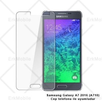 Samsung Galaxy A7 2016 Temperli Kırılmaz Ekran Koruyucu