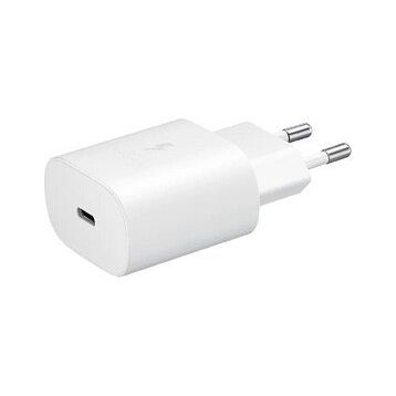 Samsung Galaxy A71 25w Beyaz Type-C Fast Şarj Adaptörü