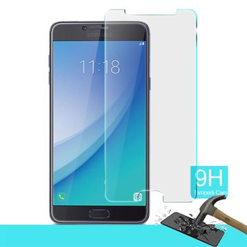 Samsung Galaxy C7 Pro SM C7 Temperli Ekran Koruyucu Uyumlu Kırılmaz Cam