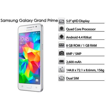 Samsung Galaxy Grand Prime SM-G530F 8 GB Beyaz