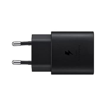 Samsung Galaxy Note 10 Lite Type-C 25W Siyah Fast Şarj Adaptörü