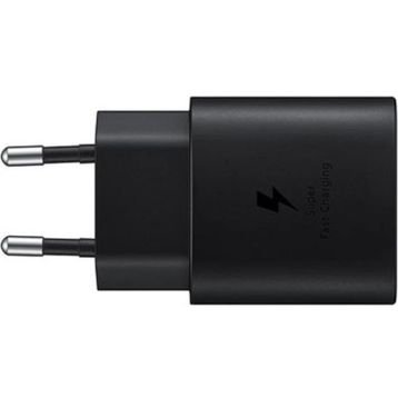 Samsung Galaxy Note 10 Lite Type-C 25W Siyah Fast Şarj Adaptörü